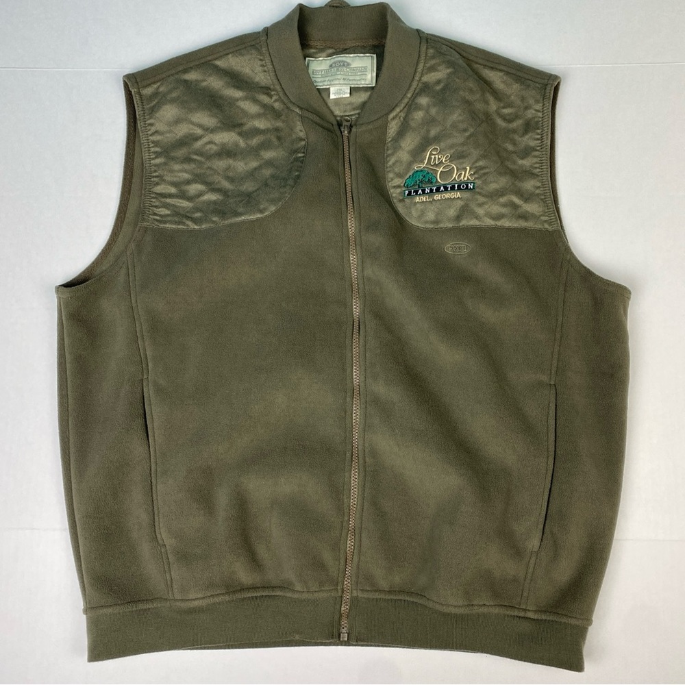 Boyt Harness Company Men’s 2XL Vest Taupe Fleece Live Oak Plantation Georgia